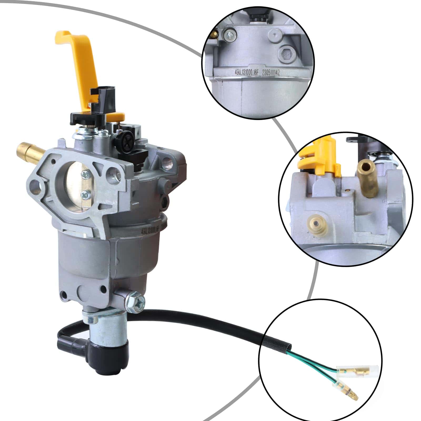 Carburador KIKITE 380723515 Compatible con Generador Bifuel - Imagen 5