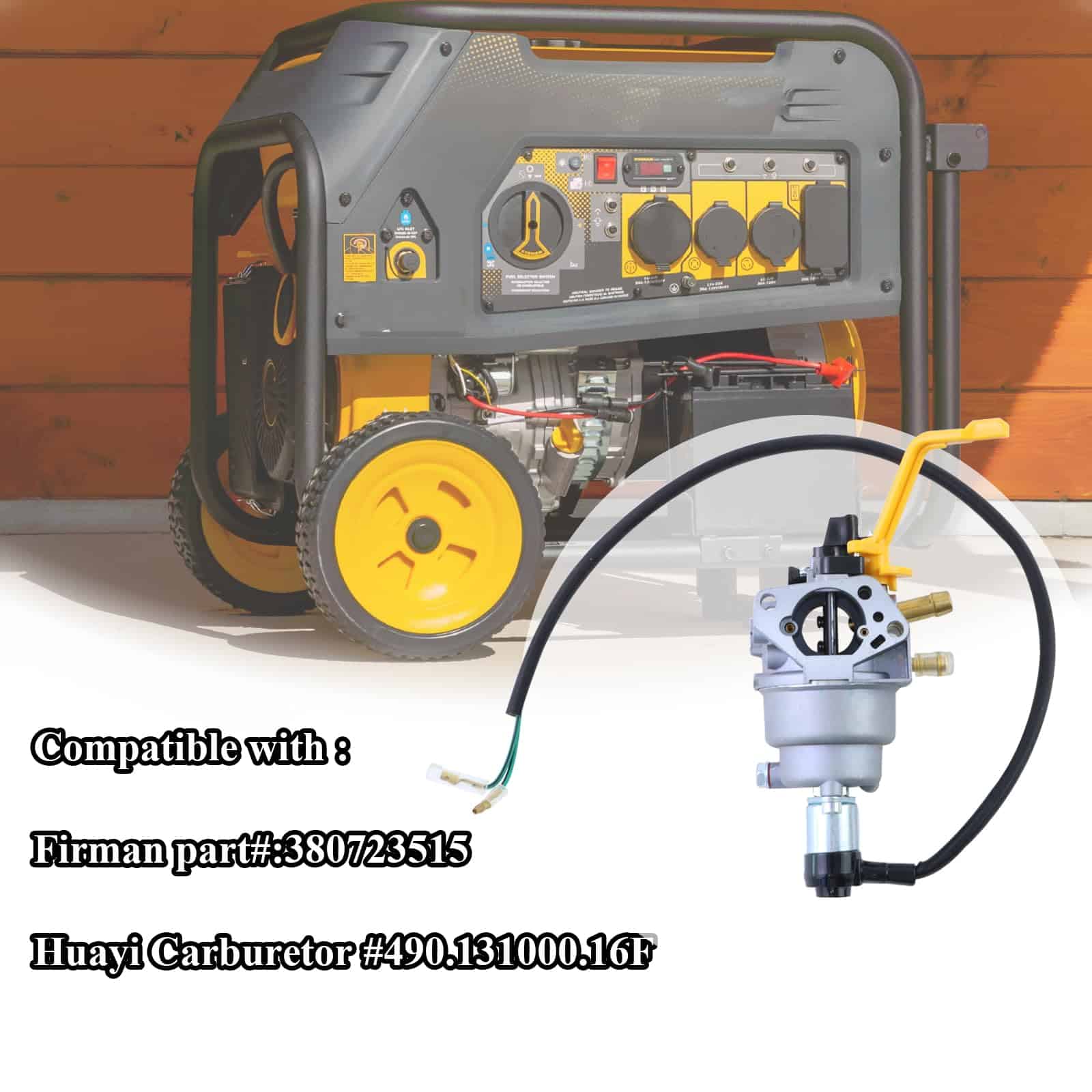 Carburador KIKITE 380723515 Compatible con Generador Bifuel - Imagen 4