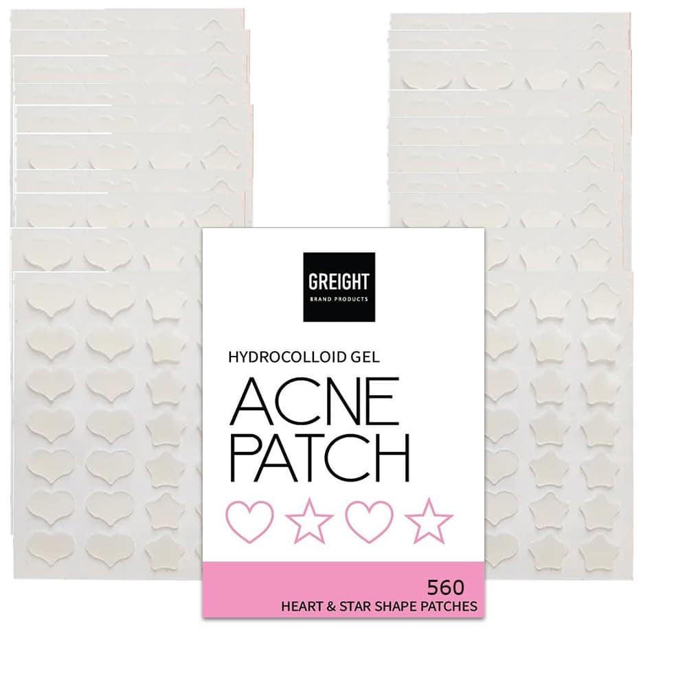 Parches de Acné de Hidrocoloide en Forma de Corazón y