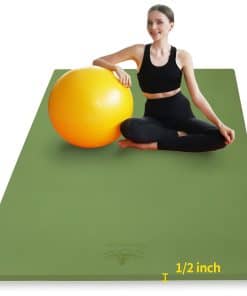 Tapete de Yoga Grande TPE Hatha Yoga 6'x4'x1/2" Extra