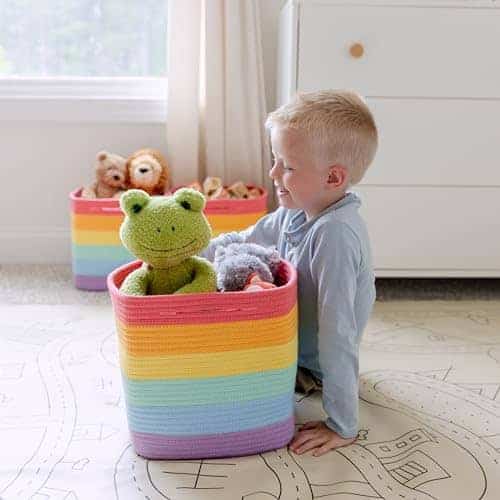 Cubos de Almacenamiento NaturalCozy de 11 -Arcoiris - Imagen 9