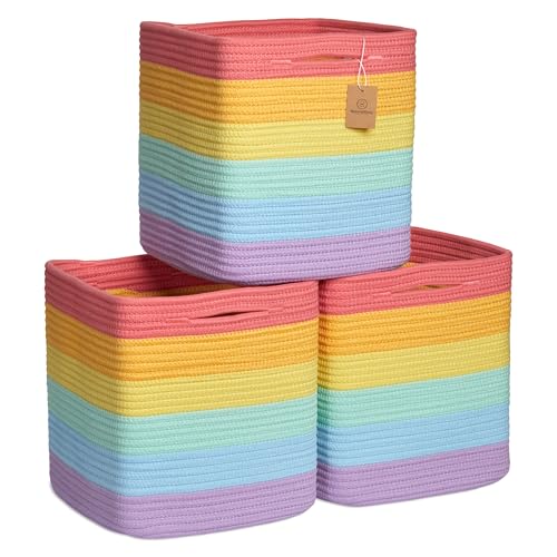 Cubos de Almacenamiento NaturalCozy de 11 -Arcoiris