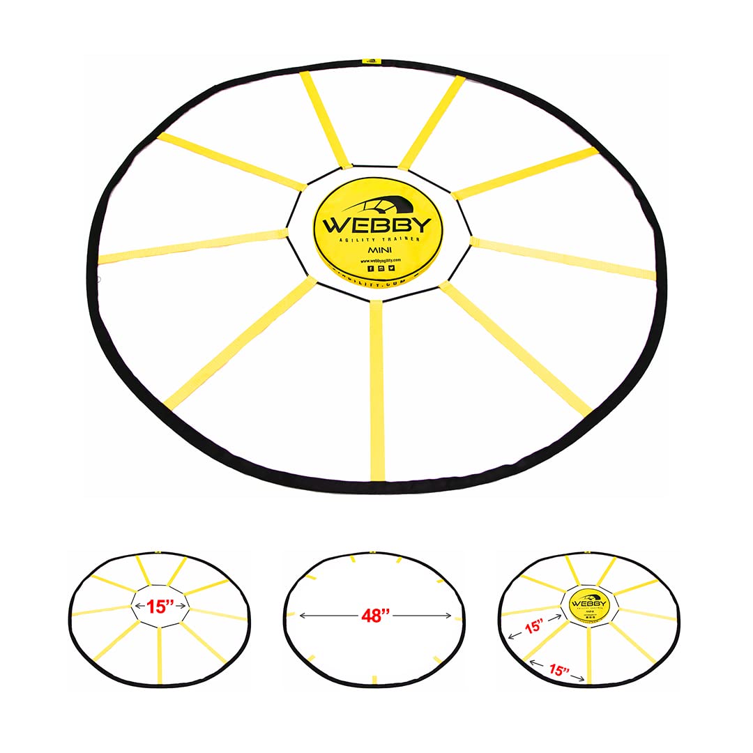 Entrenador de Agilidad Mini Webby - Escalera Circular de - Imagen 3