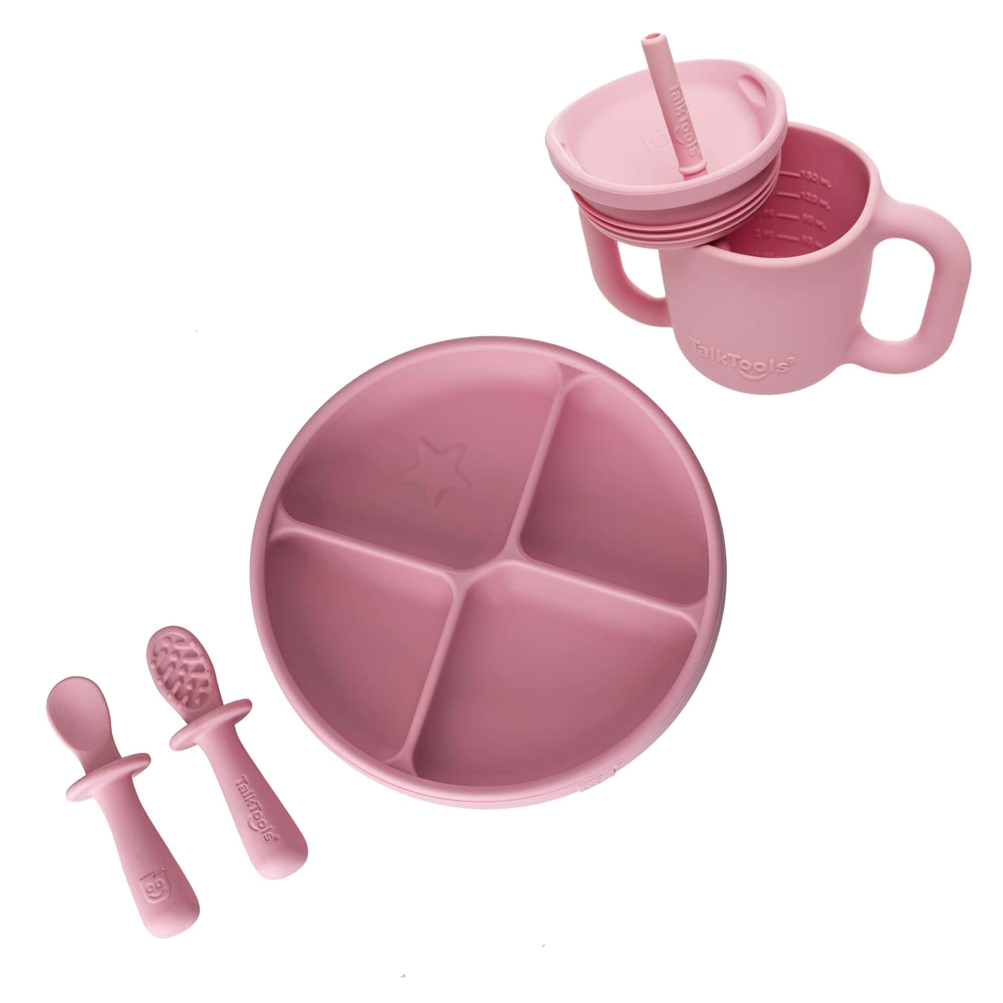 Set de utensilios para bebé TalkTools ITSY - Juego de taza