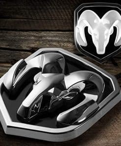 Emblema de parrilla iluminado 2009-18 RAM, cromo