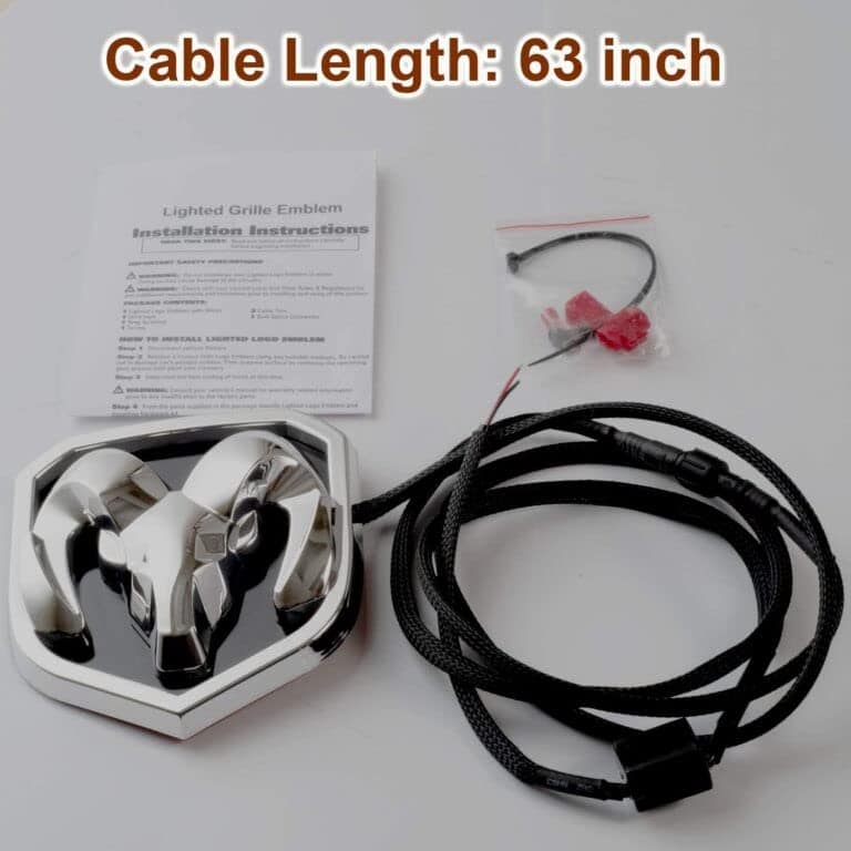 Emblema de parrilla iluminado 2009-18 RAM, cromo - Imagen 7