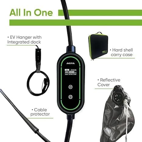 Cargador de Vehículo Eléctrico AEFA Nivel 2 - NEMA 14-30 - - Imagen 10