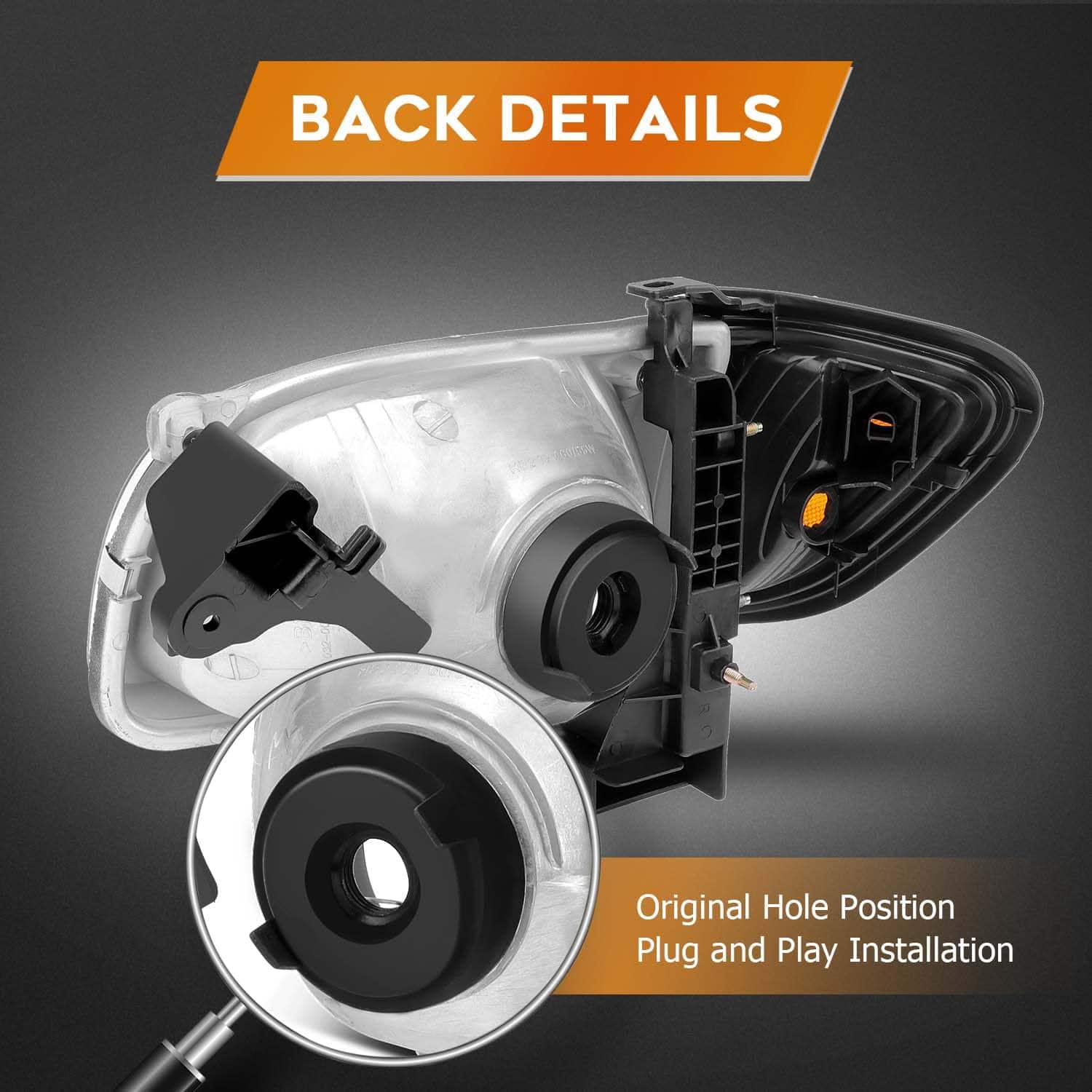 Conjunto de faros delanteros para Toyota Tacoma 2001-2004 - Imagen 5