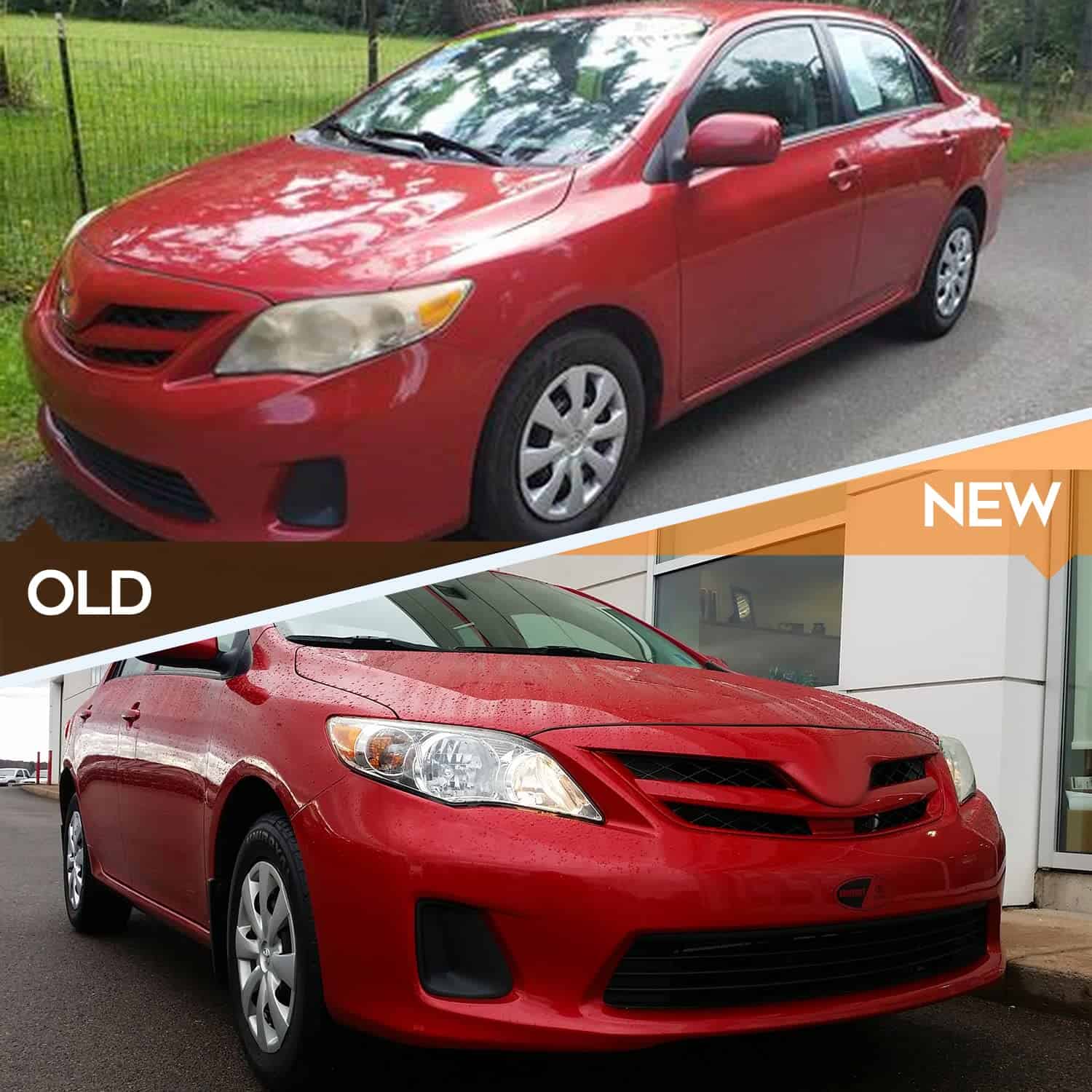 Conjunto de faros delanteros para Toyota Corolla 2011-2013 - Imagen 7