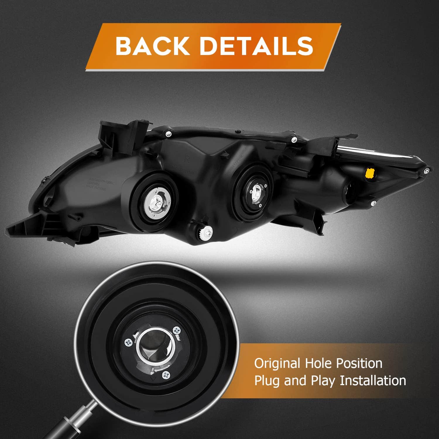 Conjunto de faros delanteros para Toyota Corolla 2011-2013 - Imagen 5