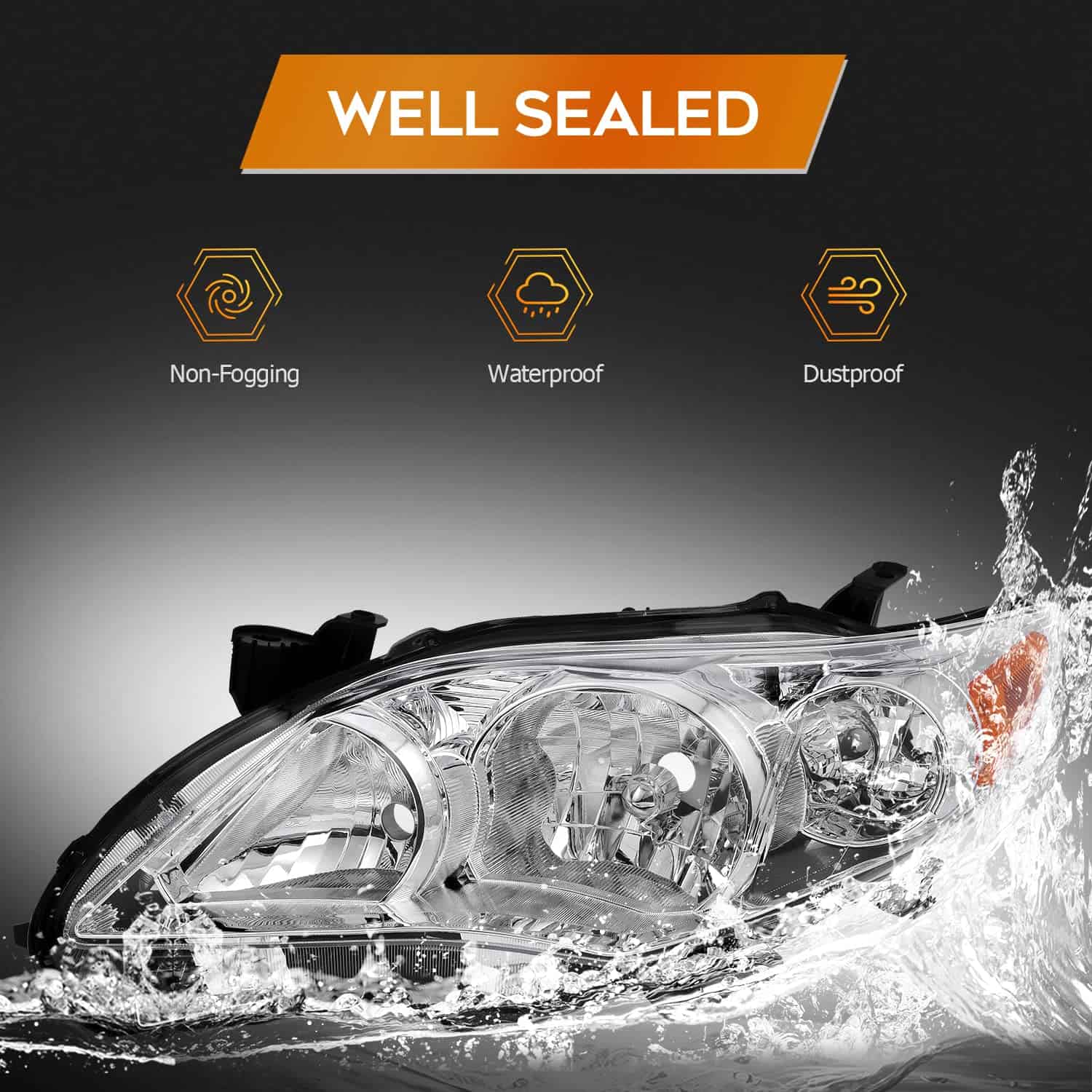 Conjunto de faros delanteros para Toyota Corolla 2011-2013 - Imagen 6