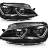 Conjunto de Faros LBRST para Golf 2014-2015 - Carcasa Negra
