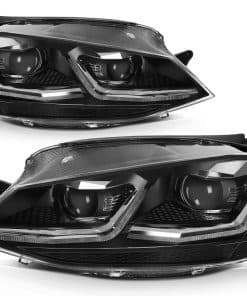 Conjunto de Faros LBRST para Golf 2014-2015 - Carcasa Negra