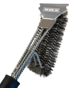 Cepillo de Parrilla de Hierro Fundido Pork Barrel BBQ