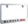 Marco de matrícula cromado Chevrolet Blazer RS, Licencia