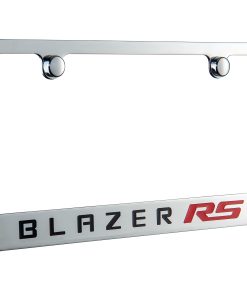 Marco de matrícula cromado Chevrolet Blazer RS, Licencia