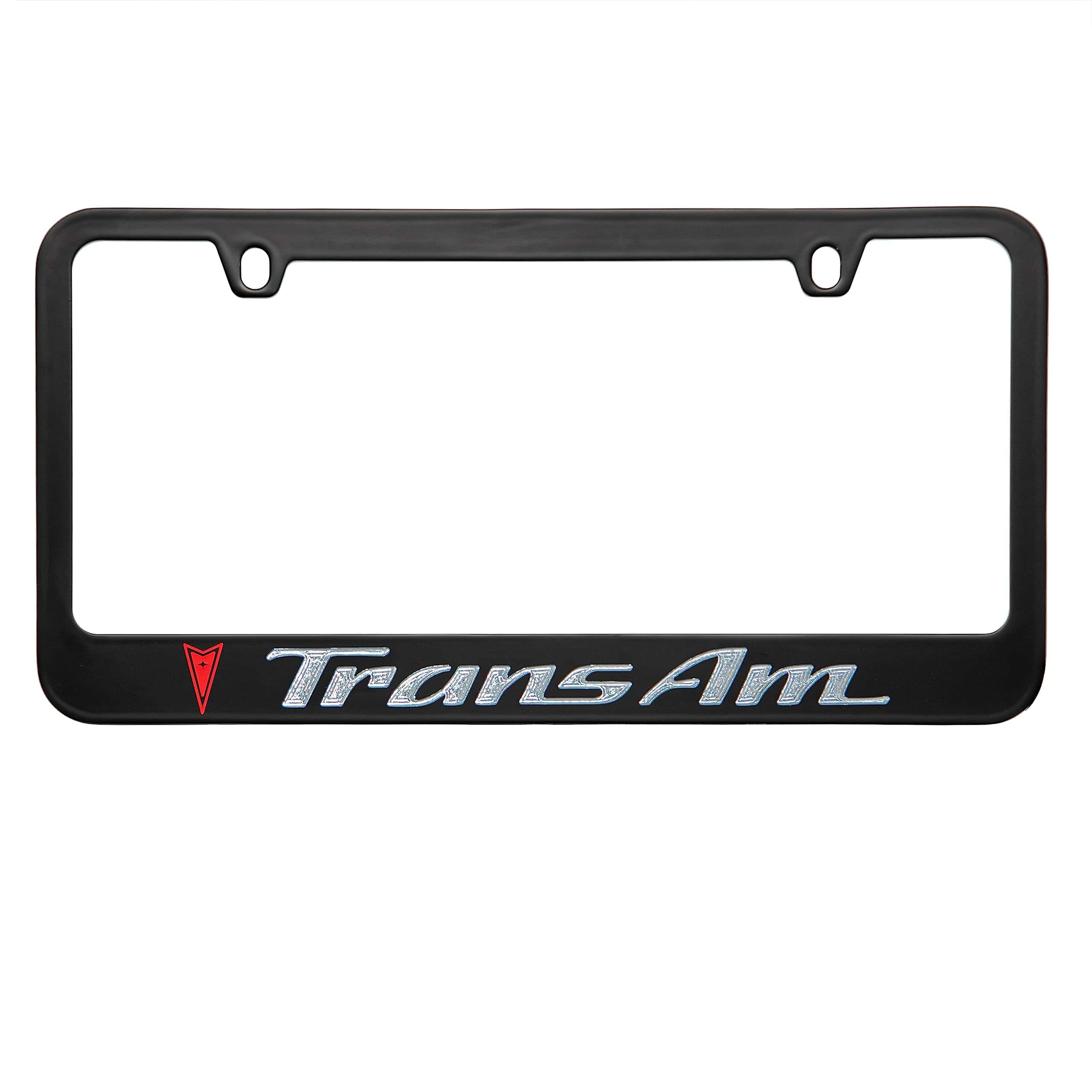 Marco de Placa de Licencia Pontiac TRANS AM Negro - Imagen 3