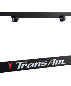 Marco de Placa de Licencia Pontiac TRANS AM Negro