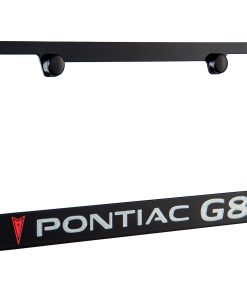 Marco de placa de matrícula negra Pontiac G8