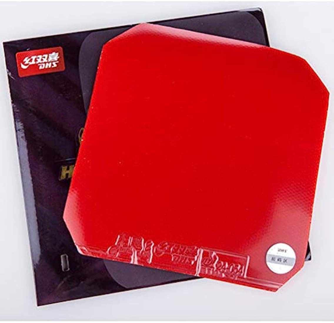 Goma de Tenis de Mesa DHS Hurricane 8, -Roja - Imagen 7