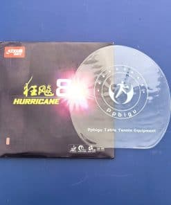 Goma de Tenis de Mesa DHS Hurricane 8, -Roja