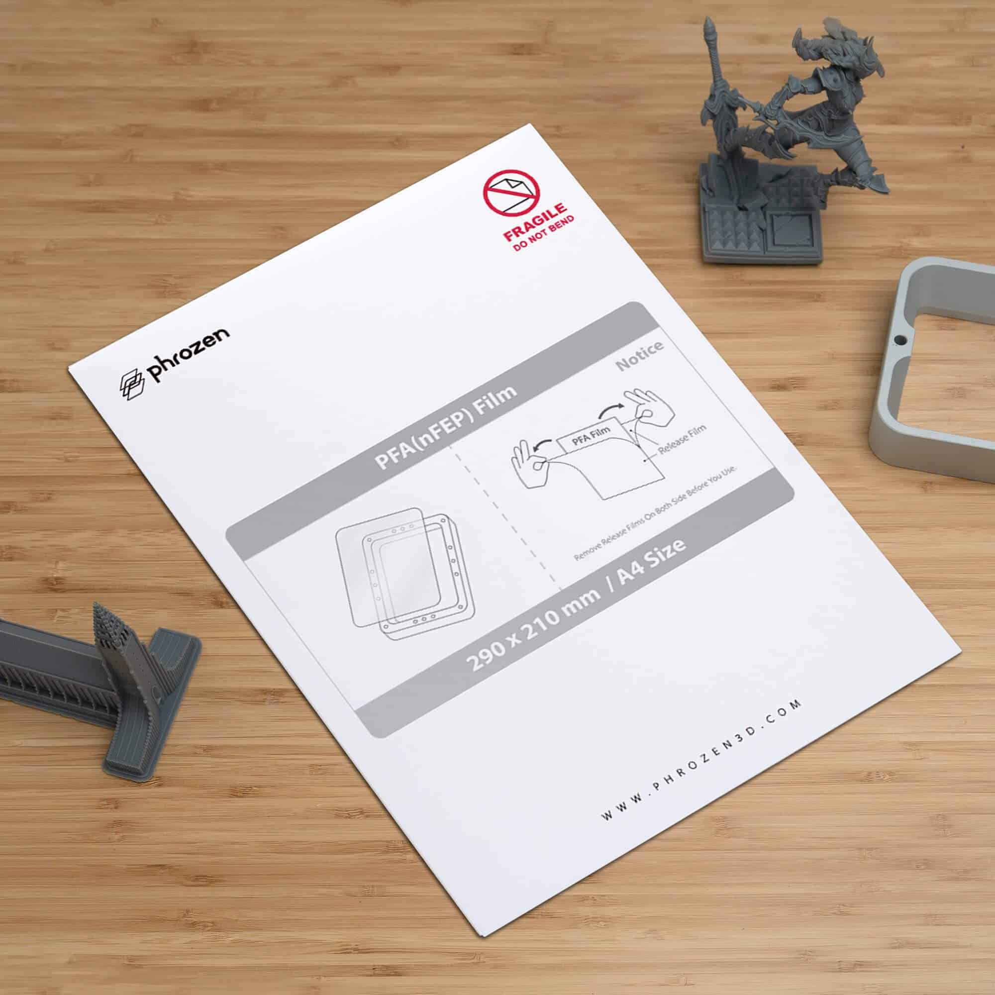 PFA (nFEP) Film - A4 / 210 x 290mm (Juego de 3) + Revopoint - Imagen 7