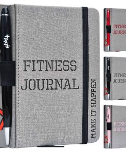 MaLetics - Diario de Fitness de Bolsillo A6 - -Negro