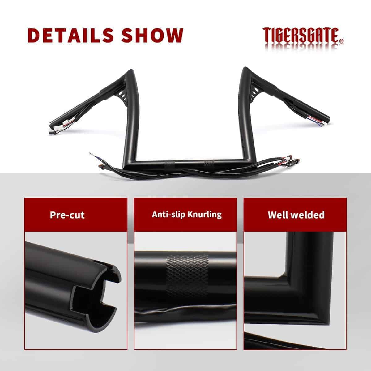 TIGERSGATE PRE-WIRED 12" Rise Diablo Ape -Negro - Imagen 4