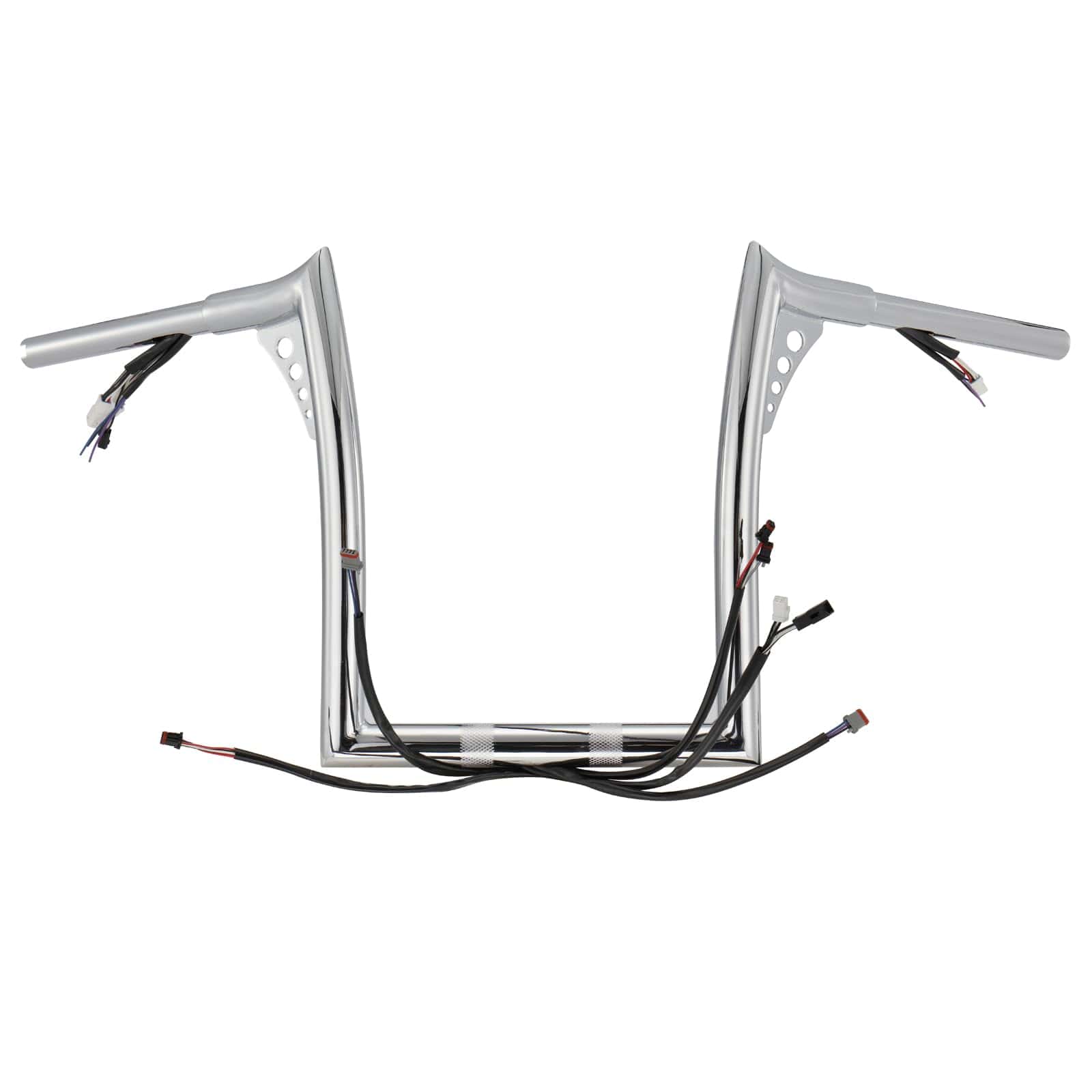 Manillar TIGERSGATE PRE-WIRED 12" Rise Diablo Ape Hangers 1 - Imagen 9