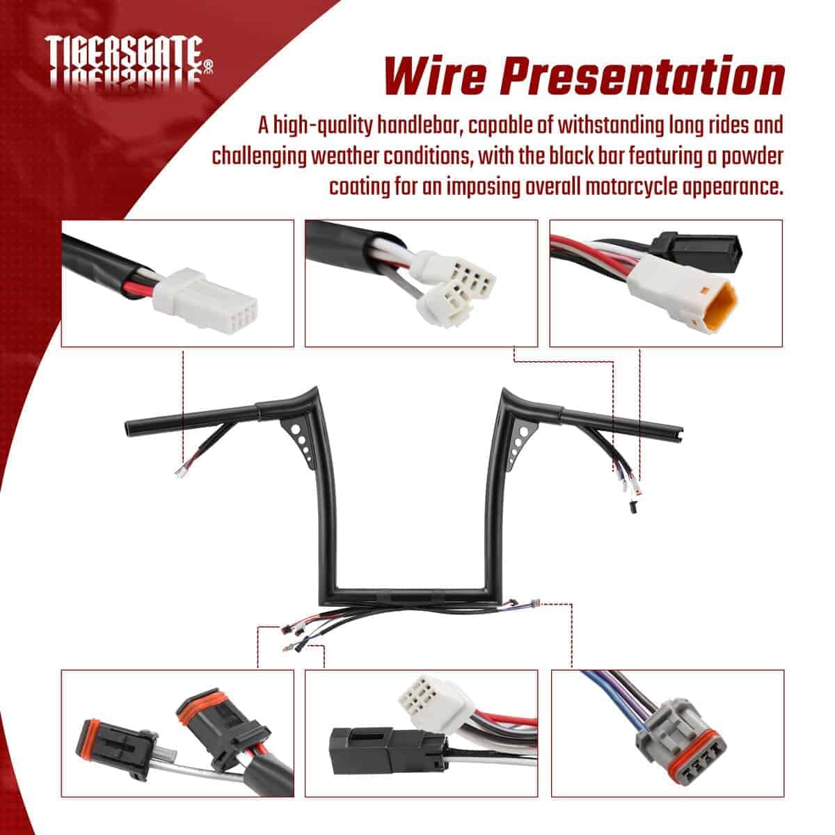 TIGERSGATE PRE-WIRED 12" Rise Diablo Ape -Negro - Imagen 6