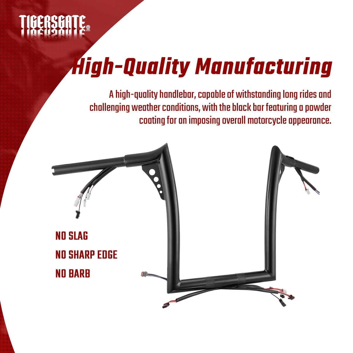 TIGERSGATE PRE-WIRED 12" Rise Diablo Ape -Negro - Imagen 8