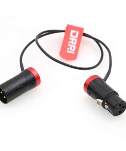 Cable de Audio XLR 3Pin Hembra a Macho de Bajo Perfil DRRI