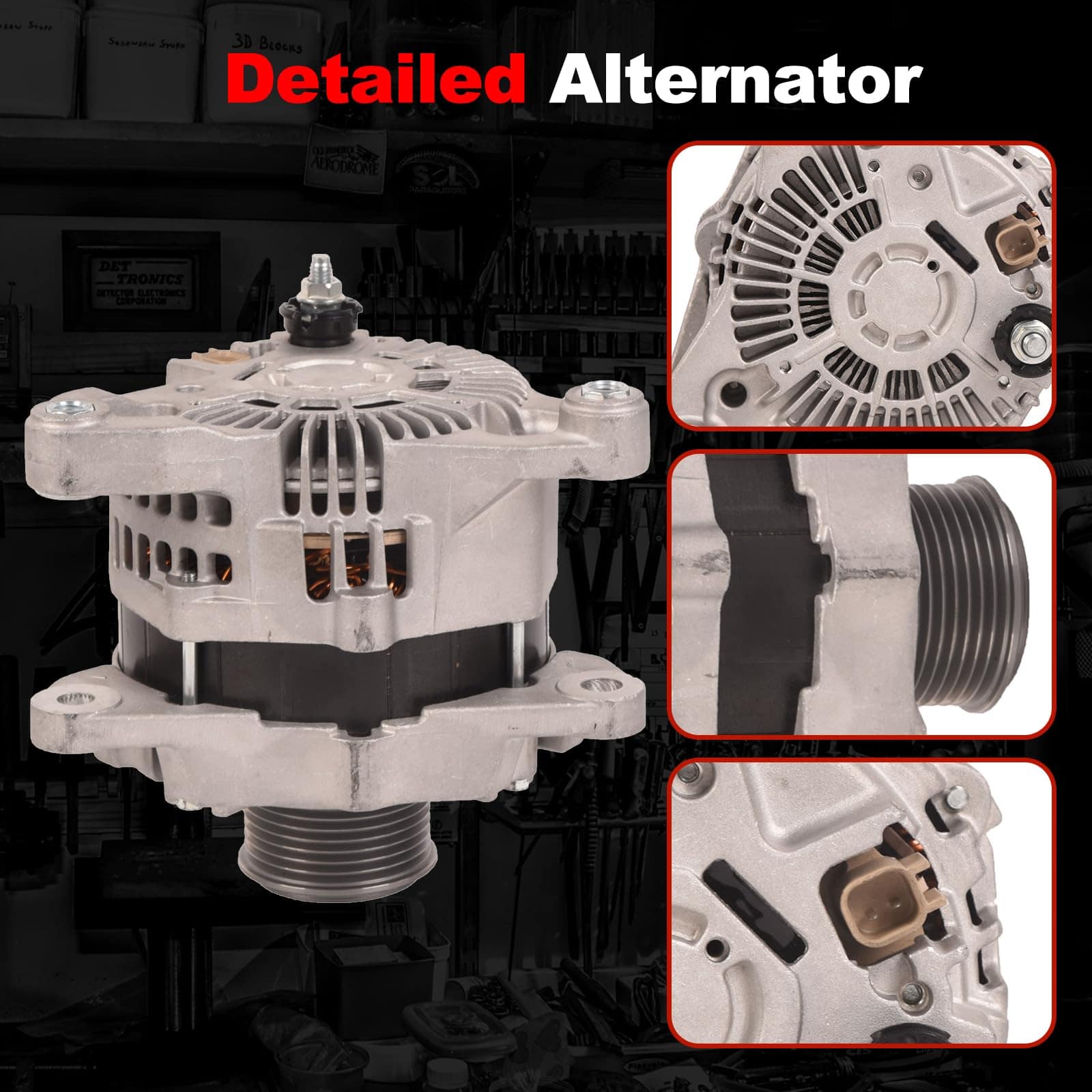 Nuevo Alternador TOPAZ 180A 12V 4801768AA Compatible con - Imagen 4