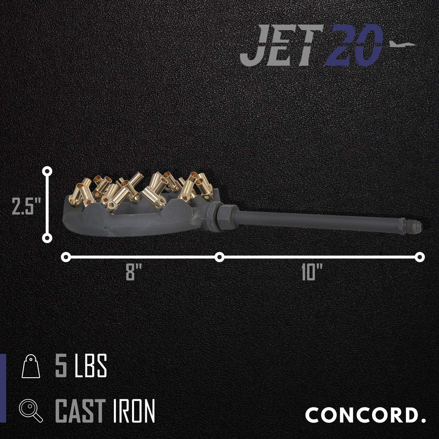 Concord Quemador a Gas para Exterior de Hierro Fundido - Imagen 3