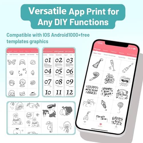 Impresora de Bolsillo Mini Zoolion M02S 304DPI, Incluye Set - Imagen 5