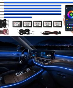 Tira de Luces LED Interior de Coche de Acrílico con APP