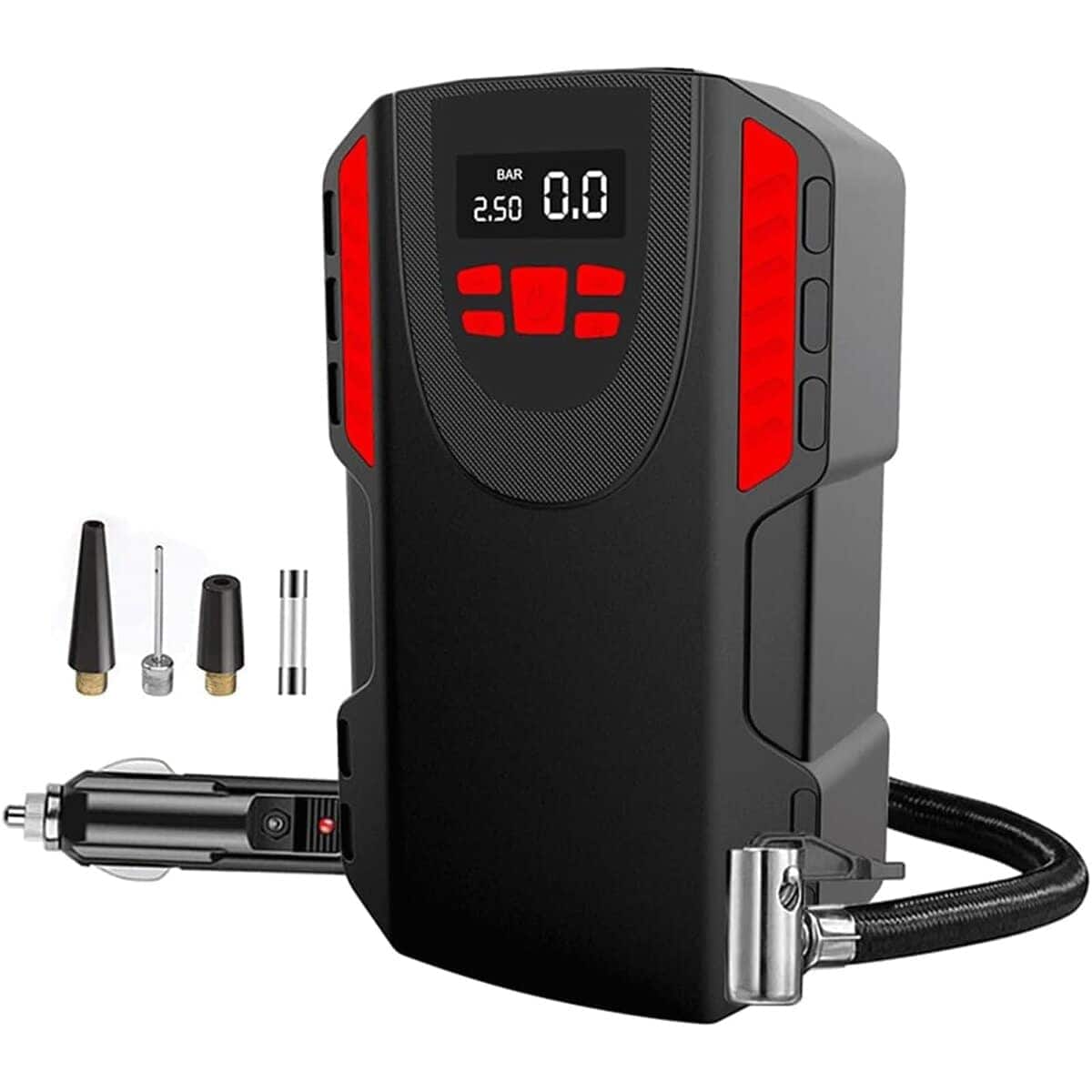 Inflador de neumáticos LONLEEYU, Bomba de compresor de aire