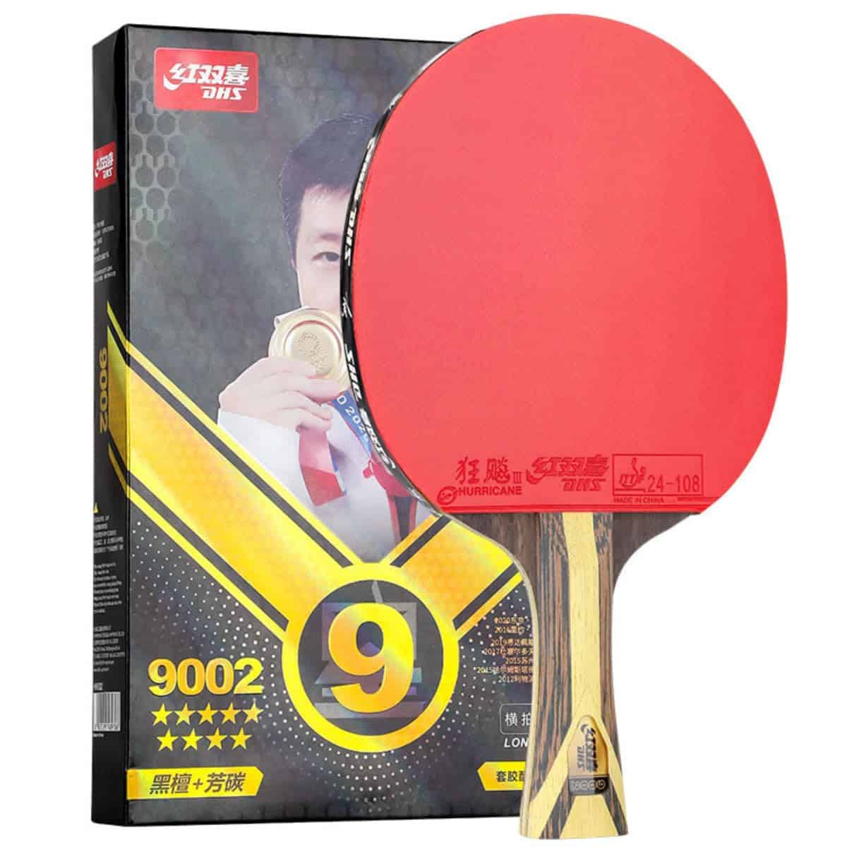 DHS 9 Star 9002/9006 Paleta de Tenis de Mesa, Profesional 5