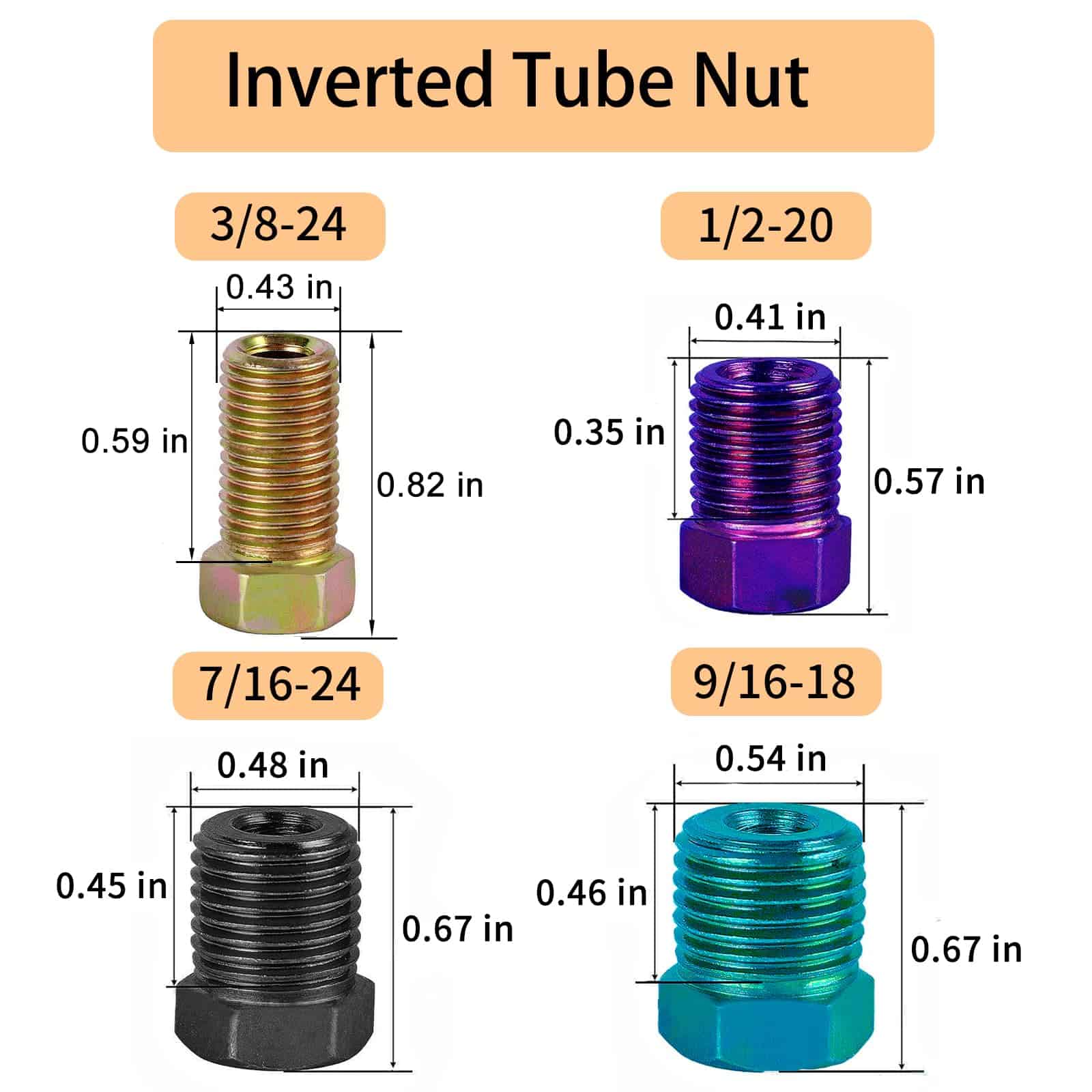 Kit de Reparación de Línea de Freno MuRealy 1/4 - Kit de 25 - Imagen 5