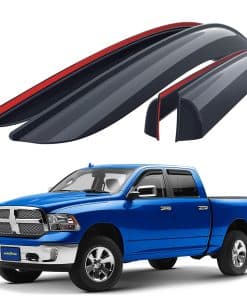 Deflectores de ventanas laterales irrompibles -Humo Premium