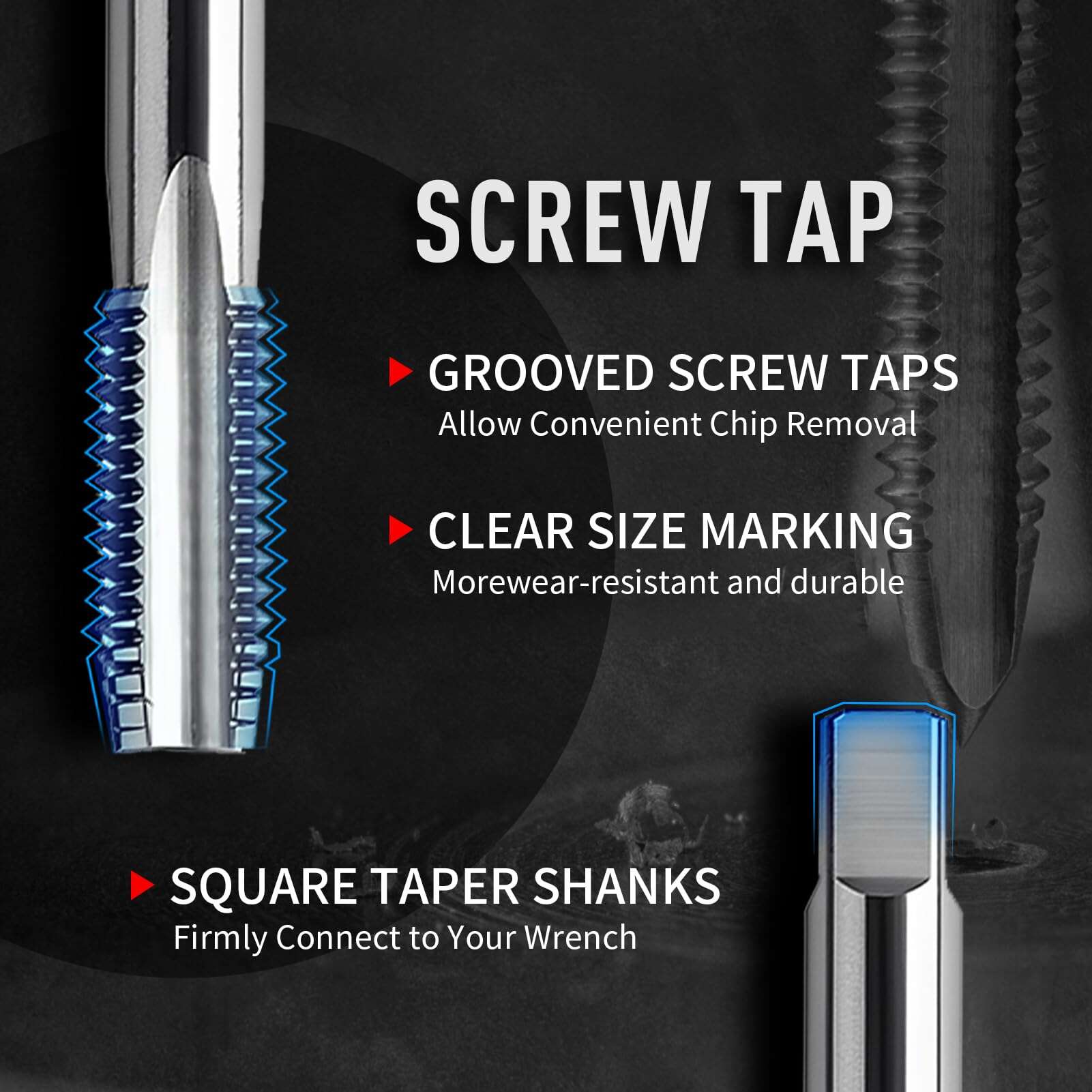 Kit de Reparación de Roscas TAILUG, Kit Métrico de Helicoil - Imagen 5