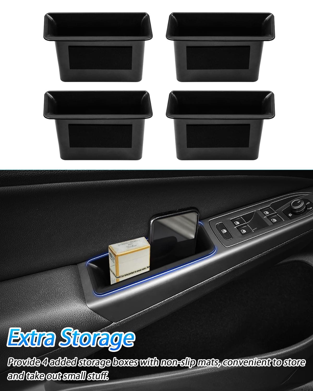 Bandeja organizadora de puerta Karltys para accesorios - Imagen 5