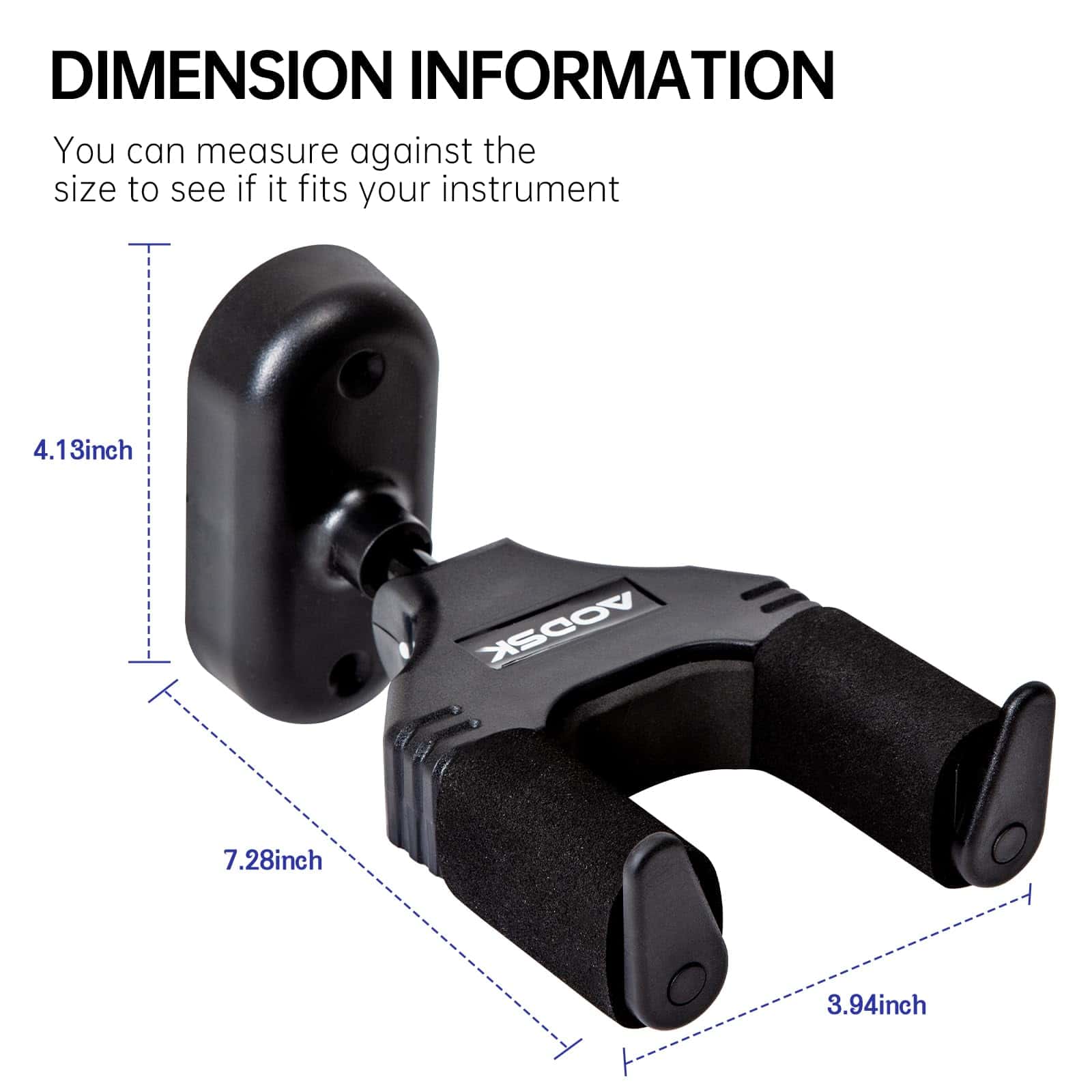 Soporte de pared para guitarra AODSK 3 Pack, Soporte de - Imagen 3