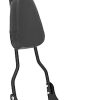 Respaldo Negro para Asiento Trasero de Motocicleta