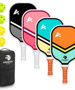 Set de 4 Paletas de Pickleball, Conjunto Aprobado por la