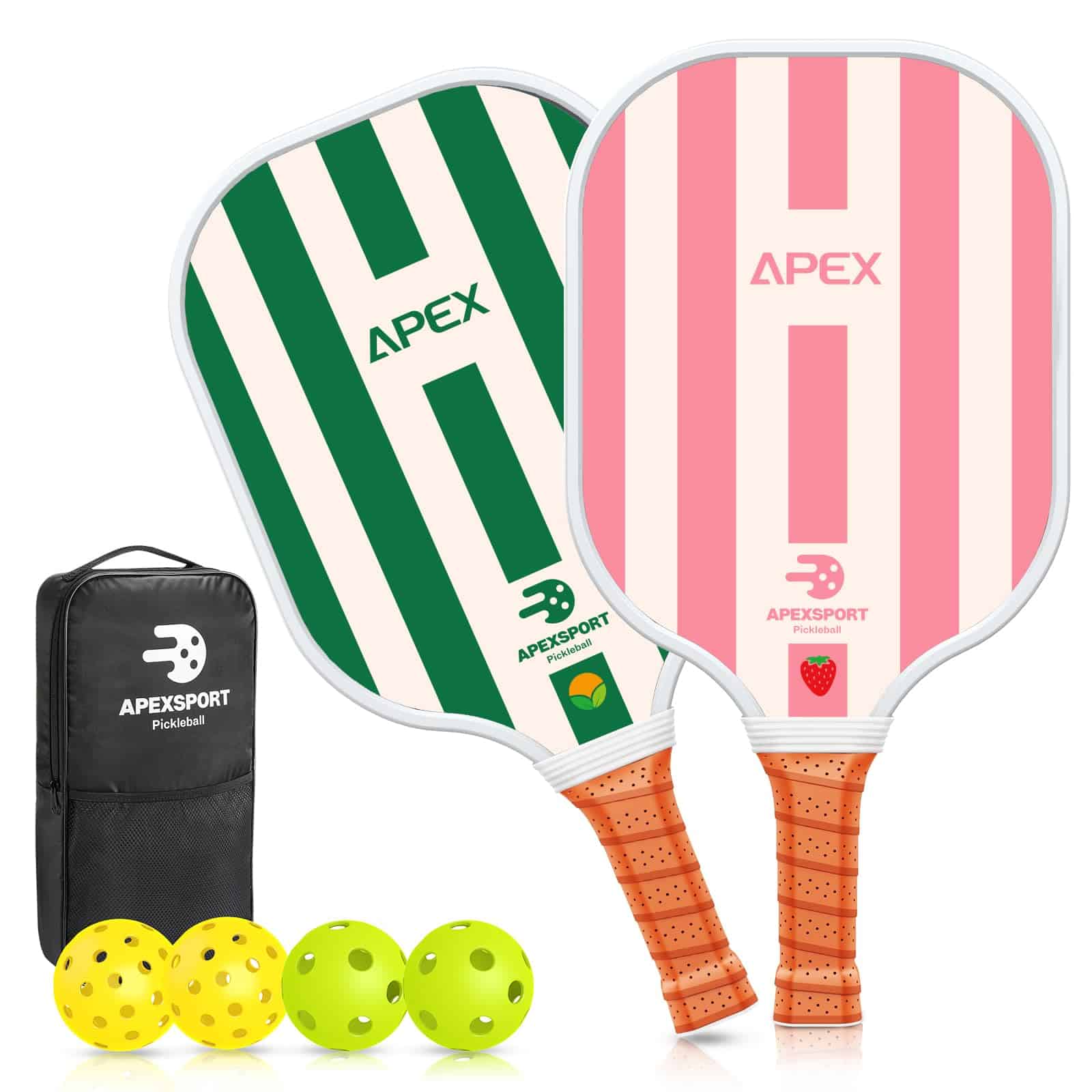 Set de 2 Palas de Pickleball, Aprobado por USAPA, Set de