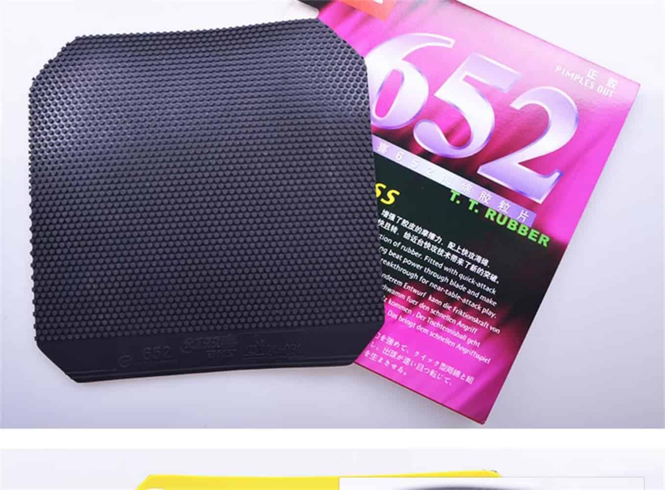 DHS 652 Goma de Tenis de Mesa Corta Pips-Out, Goma de - Imagen 7