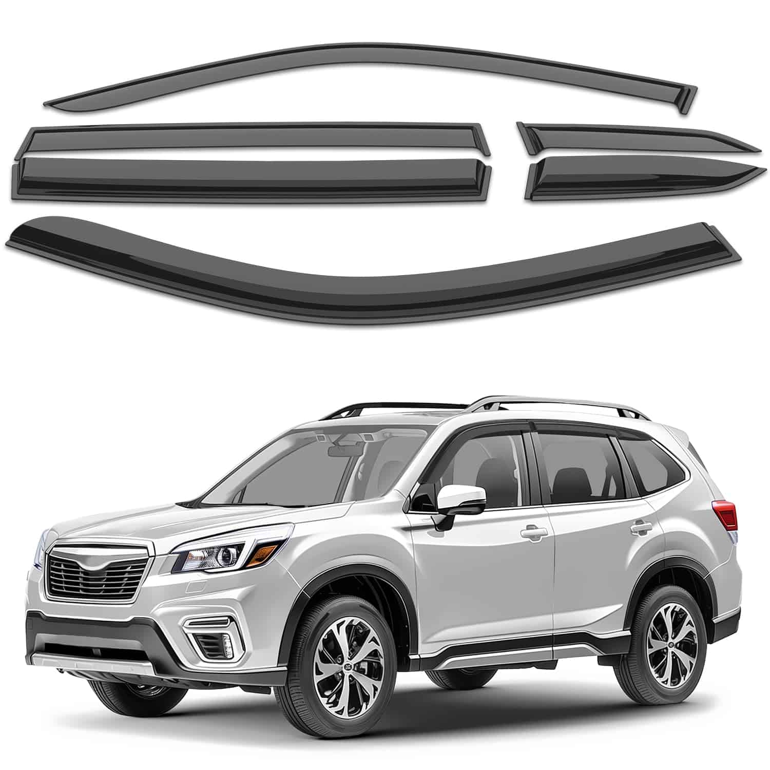 Deflectores de Ventana Visor Deflectores de Lluvia con