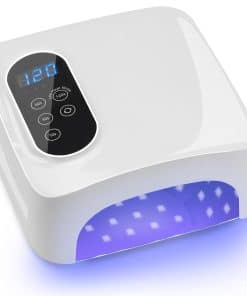 Lámpara de Uñas Led Inalámbrica de 72W, -Blanco