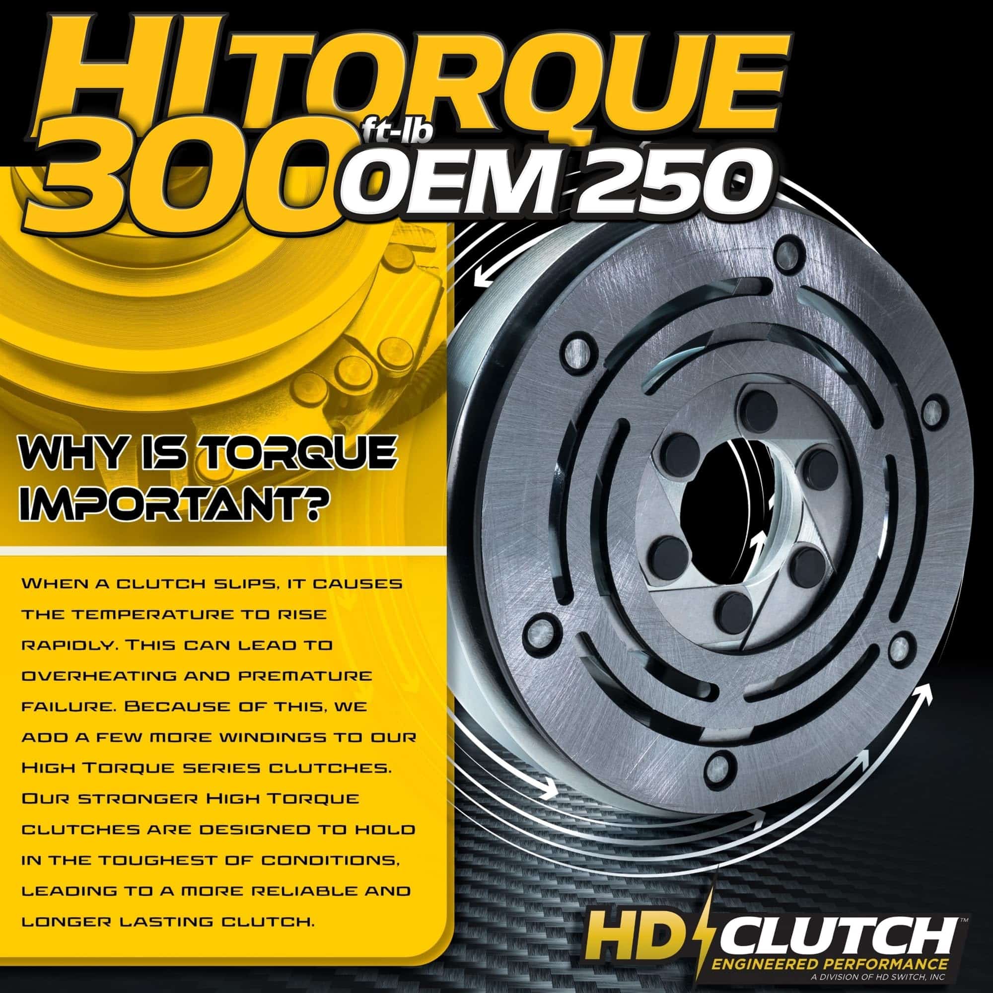 HD Switch 461661 BIGBearing HiTorque 300ftlb Upgrade (OEM - Imagen 3